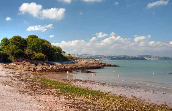 Enseada elberry, devon — Fotografia de Stock