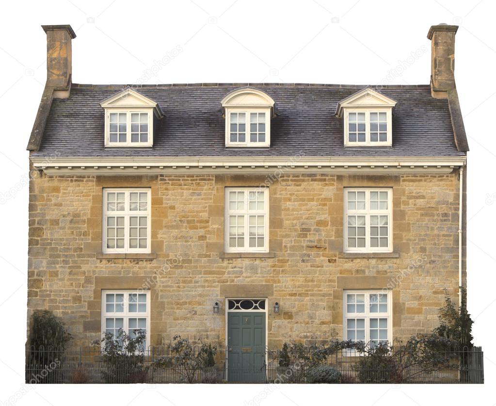 Cotswold house, cut-out