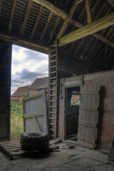 English hay barn interior — Stock Photo, Image