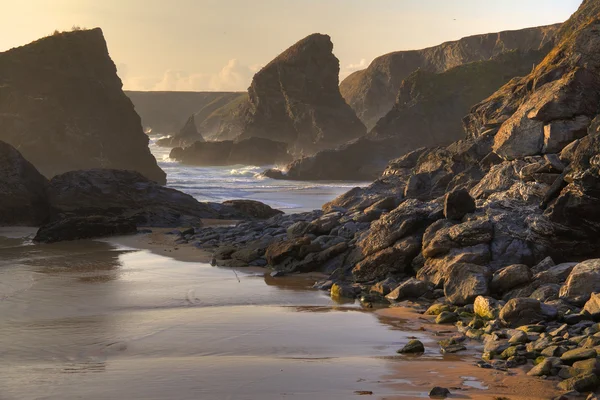 Línea costera de Cornwall — Foto de Stock