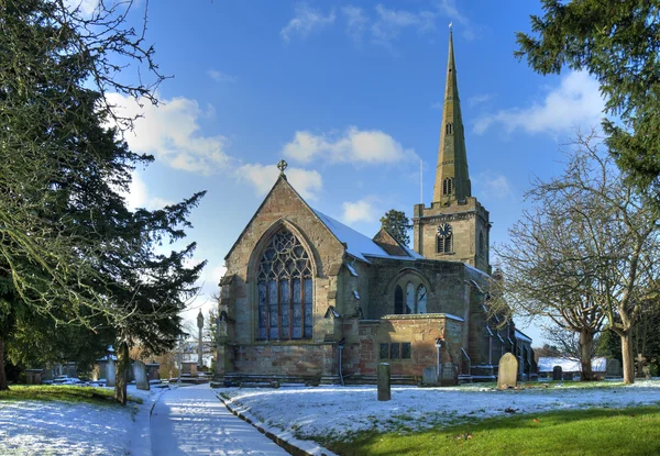 Chiesa invernale — Foto Stock