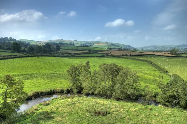 Clun krajina, shropshire — Stock fotografie