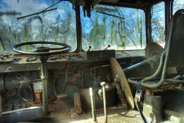 Interior del vehículo militar — Foto de Stock