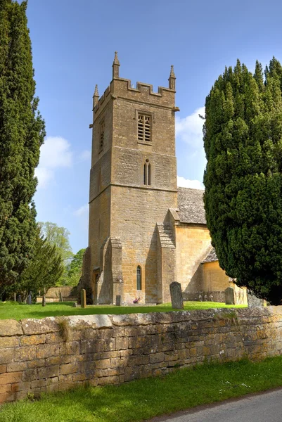 Kirche in stanway, england — Stockfoto