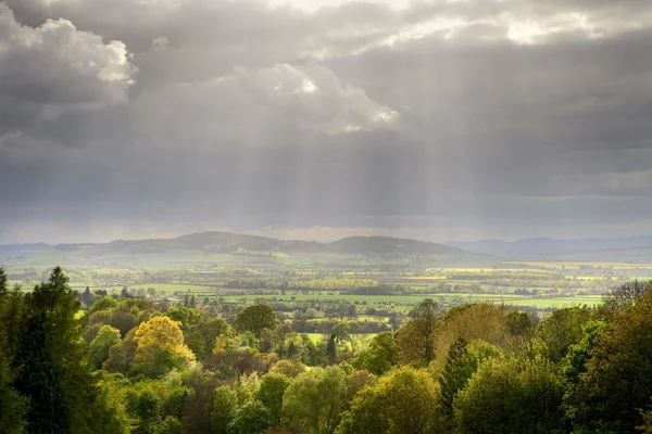 Bulutlu cotswolds — Stok fotoğraf