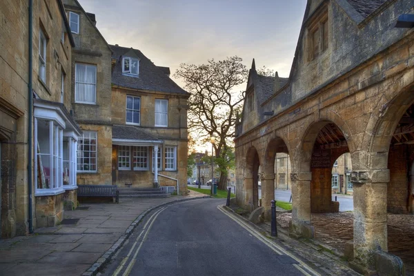 De oude markthal in chipping campden — Stockfoto