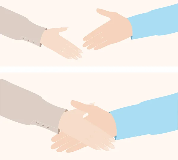 el sıkışma. vektör