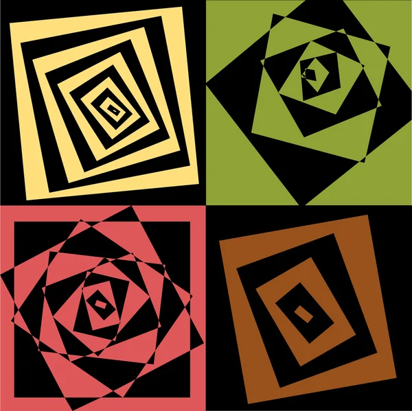 spiral etkisi arka plan illüstrasyon. vektör