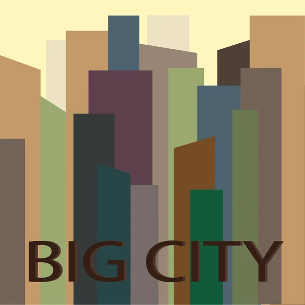 Şehir binaları siluet simgeler vektör