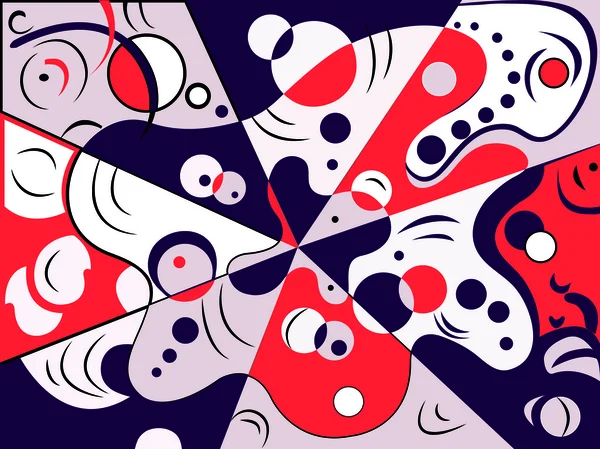 Abstracción decorativa — Vector de stock