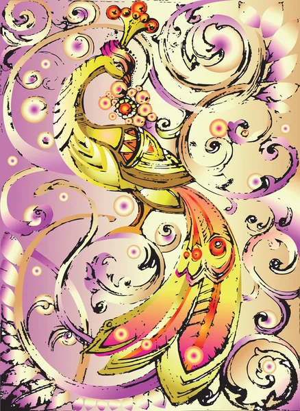 taç ile dekoratif firebird