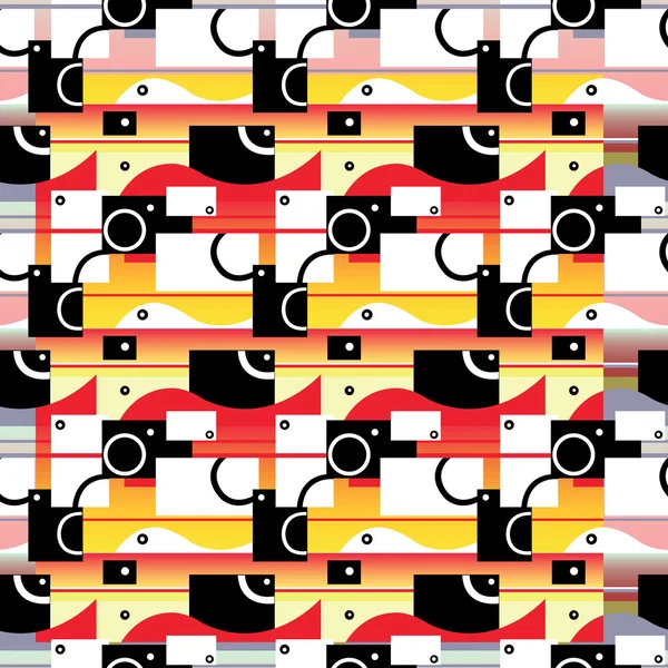 Dikişsiz doku soyut kompozisyonu ile