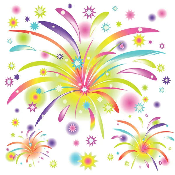 soyut renkli havai fişek