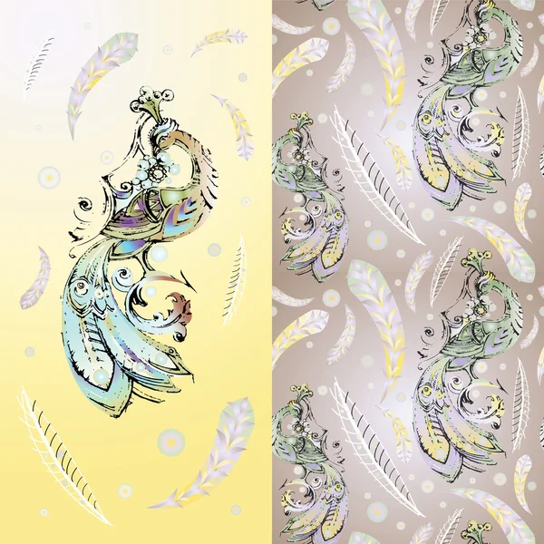 firebird Crown ile dekoratif kartı