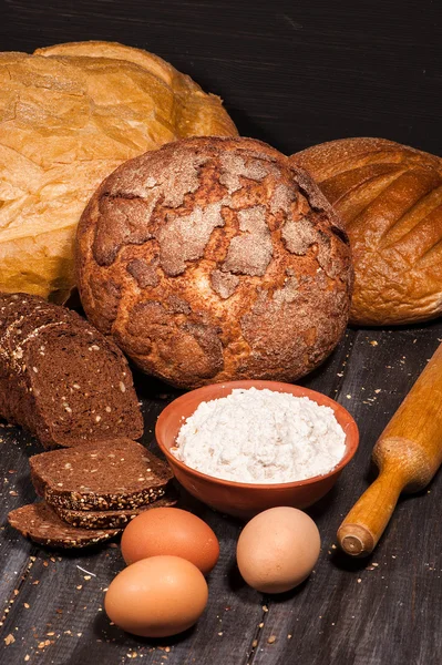 パン用の小麦粉 — ストック写真