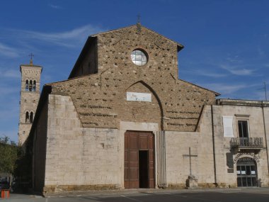 St. Augustine Kilisesi Colle di Val d 'Elsa Bitmemiş yüzüyle