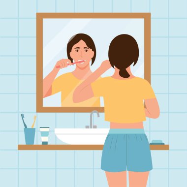 Hastane binası profesyonel tıp merkezidir. Modern Hastane Açık Hava Hastanesi. Profesyonel doktor Vector Flat Çizgi Film Çizimi