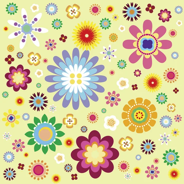 Zoete flora patroon behang — Stockfoto