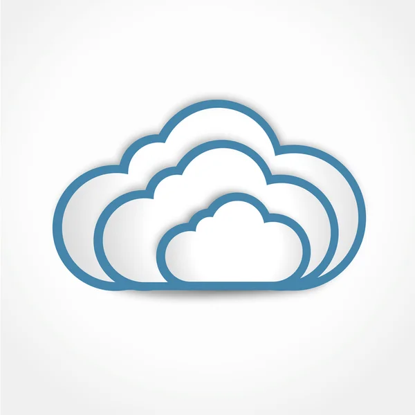 Digital clouding — Stock Photo, Image