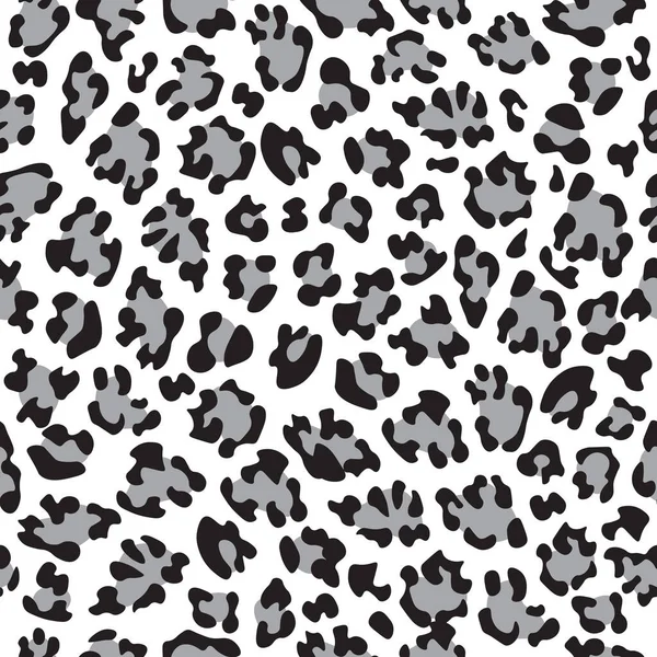 Leopard Seamless Pattern Wild Animal Print Vector African Camouflage Black ストックイラスト