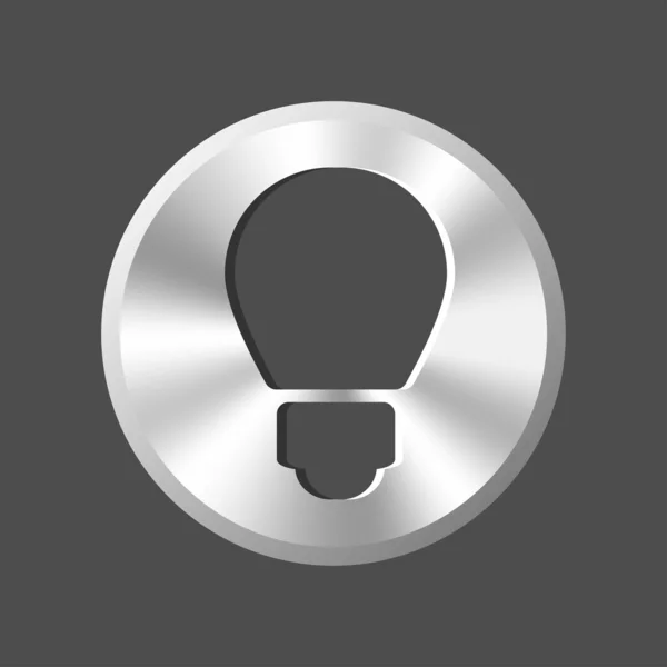 Bouton ampoule — Image vectorielle