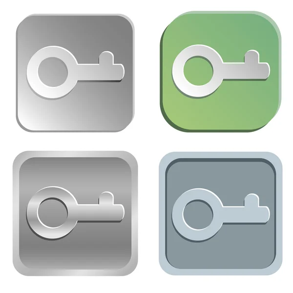 Botones clave — Archivo Imágenes Vectoriales