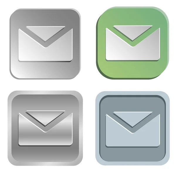 Boutons de courrier — Image vectorielle