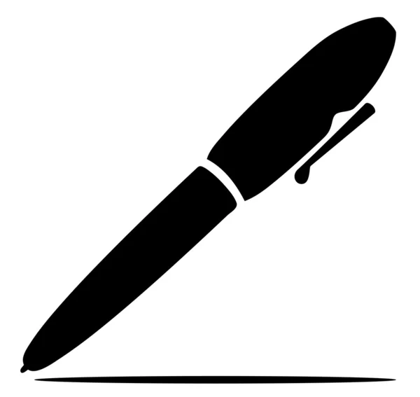 Pen silhouet — Stockvector