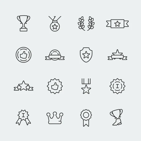 Awards pictogrammen — Stockvector