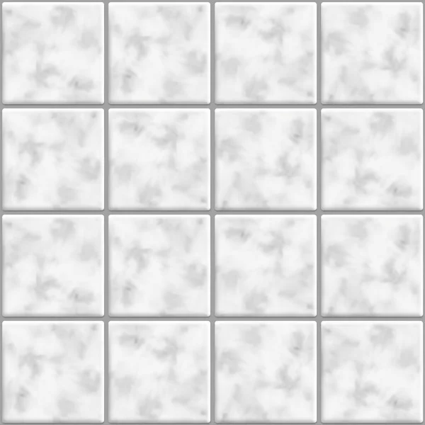 Gray Tiles Marble Effect Seamless Texture — ストックベクタ