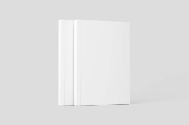 Softcover Kitap Kapağı Tasarım Sunumu için Beyaz Boş Model