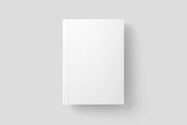 Softcover Kitap Kapağı Tasarım Sunumu için Beyaz Boş Model