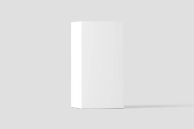 Dikdörtgen Kutusu Beyaz Boş Model