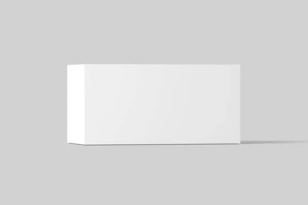 Ευρύ ορθογώνιο πλαίσιο Λευκό κενό Mockup — Φωτογραφία Αρχείου