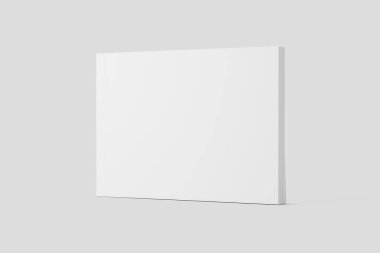 Yumuşak Kapaklı Peyzaj Kitabı Beyaz Boş 3B Hazırlama Biçimi