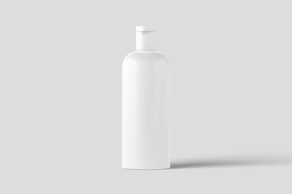 Cosmetica Verpakking Flessenpot 3D Rendering White Blank Mockup — Stockfoto