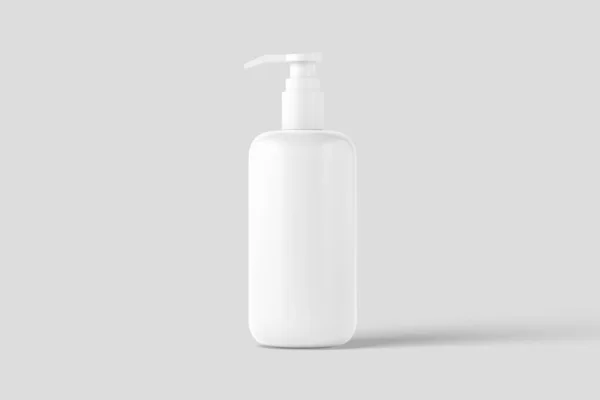 Embalagem Cosméticos Garrafa Jar 3D Renderização Branco Blank Mockup — Fotografia de Stock