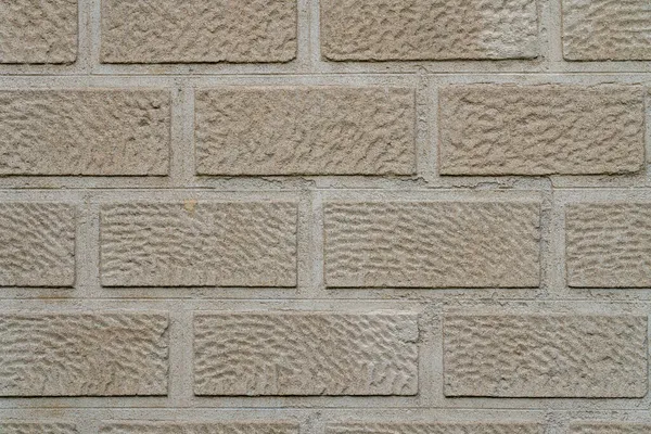 Beige Bricks Wall Background Texture — Stock Photo, Image