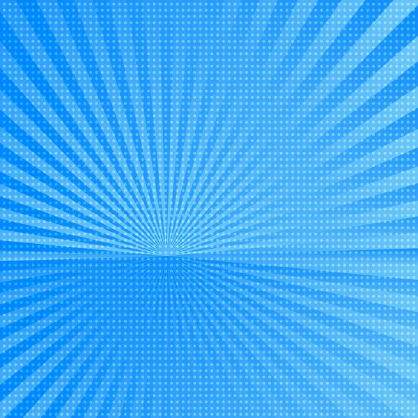 Blue sun rays background — Stock Vector