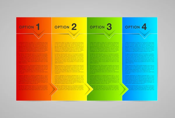 Modelo de banners infográficos — Vetor de Stock