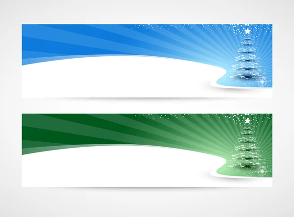 Banners de fundo de Natal — Vetor de Stock