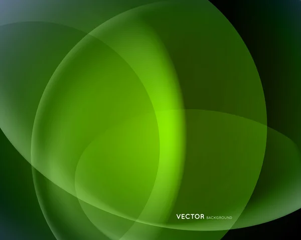 Fundo vetorial verde abstrato com cores misturadas — Vetor de Stock