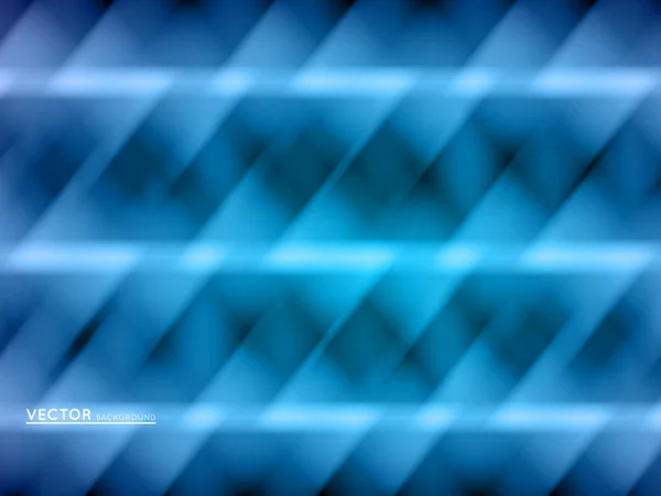 Fond vectoriel bleu abstrait avec triangles — Image vectorielle