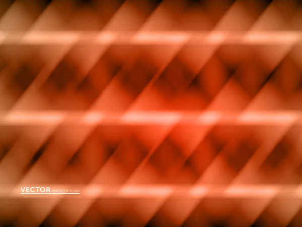 Abstrakt orange vektor bakgrund med trianglar — Stock vektor