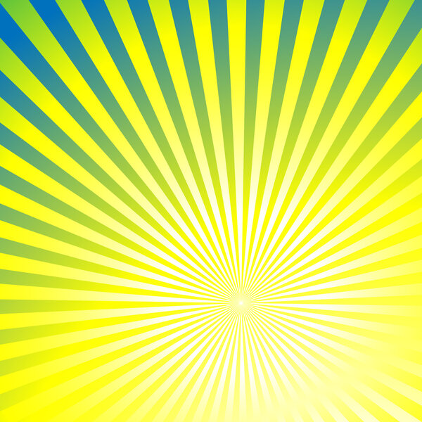 Abstract background with sun rays