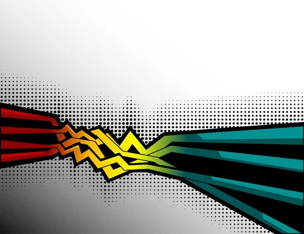 Абстрактний фон з барвистими графіті-лініями — стоковий вектор