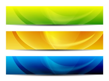 soyut renkli sunum web Bannerlar