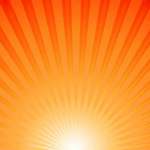 Abstract background with sun rays — Stock Vector