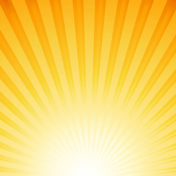 Fondo abstracto con rayos de sol — Vector de stock