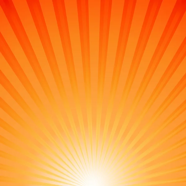 太陽光線を使った抽象的な背景 — ストックベクタ
